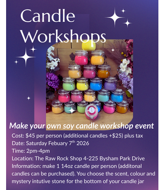 Candle Making Workshop: Feb 7th 2026