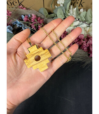 Palo Santo Carved Necklace