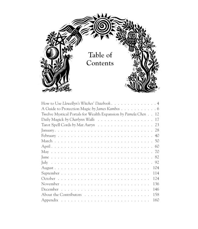 Llewellyn's 2026 Witches' Datebook