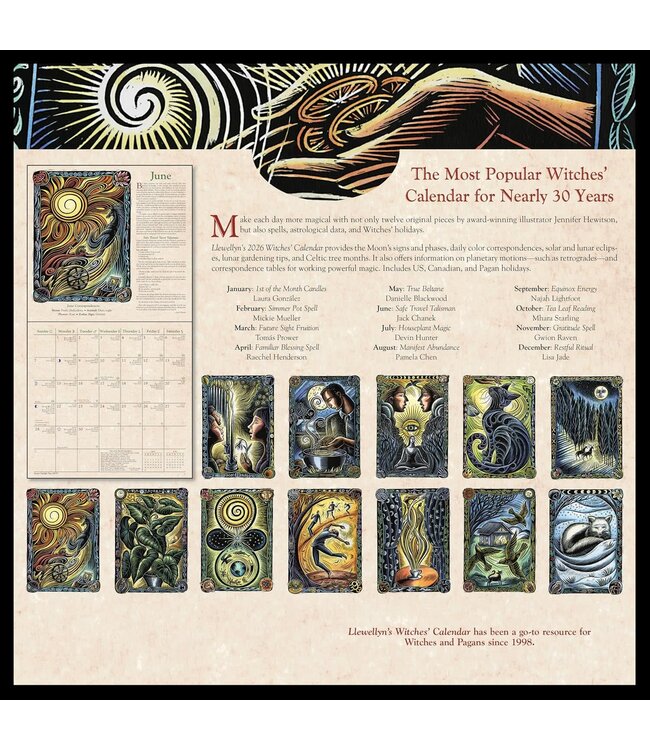 Llewellyn's 2026 Witches' Calendar