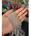 Silver Hematite Rondelle, Polished 15" Strand