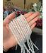 Selenite Beads, high quality, Polished 15" Strand 6mm 8mm