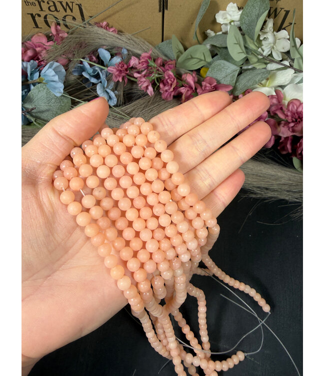 Sunstone Beads Frosted/Matte 15" Strand 6mm 8mm