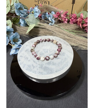 Pink Tourmaline 8mm Bracelet