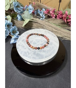 Rhodonite 6mm Bracelet