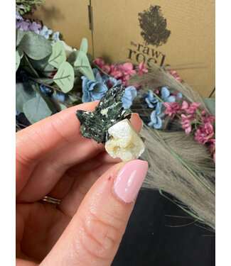 Aegirine with Smoky Quartz #23, 8.58gr