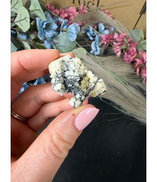 Aegirine with Smoky Quartz #38, 16.7gr