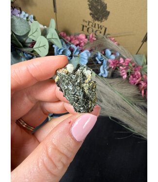 Aegirine with Smoky Quartz #37, 10.66gr