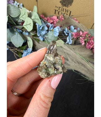 Aegirine with Smoky Quartz #29, 14.11gr