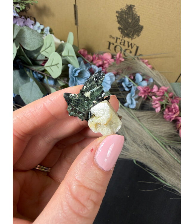 Aegirine with Smoky Quartz #23, 8.58gr