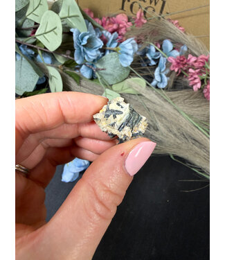 Aegirine with Smoky Quartz #17, 6.6gr