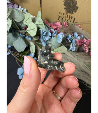 Aegirine with Smoky Quartz #15, 8.13gr