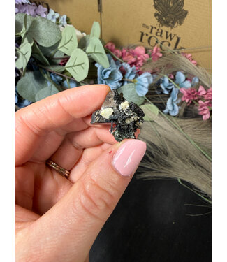 Aegirine with Smoky Quartz #12, 5.44gr