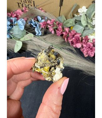 Aegirine with Smoky Quartz #3, 20.42gr