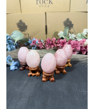 Rose Quartz Egg, 35-39mm