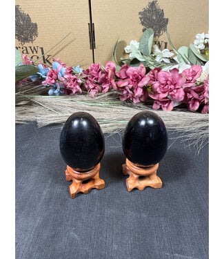 Sheen Obsidian Egg, 35-39mm