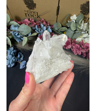 Clear Quartz Cluster #327, 292gr