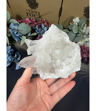 Clear Quartz Cluster #331, 594gr