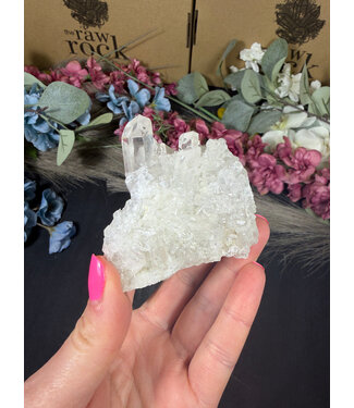 Clear Quartz Cluster #332, 142gr