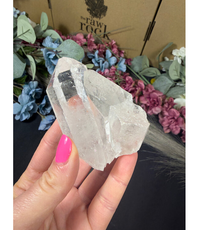 Clear Quartz Cluster #333, 166gr