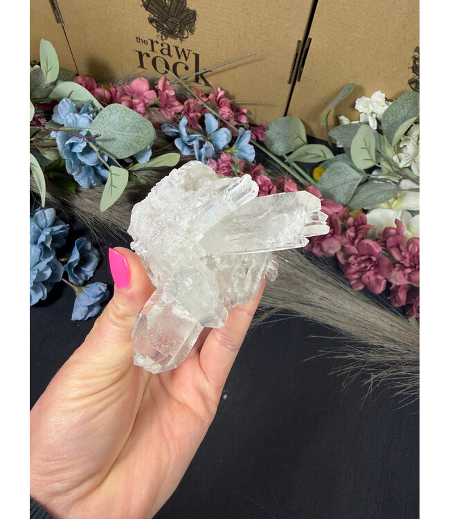 Clear Quartz Cluster #326, 226gr