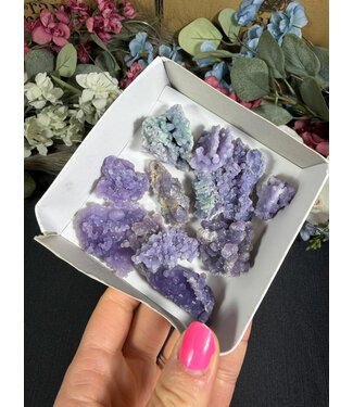 Grape Agate Mini Lot #10, 93.16gr
