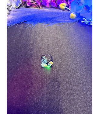 Schorl Black Tourmaline with Hyalite Opal #21, 14.48gr