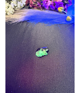 Schorl Black Tourmaline with Hyalite Opal #15, 13.29gr