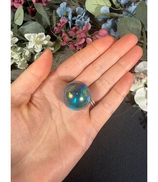 Mini Blue Aura Sphere, 2.5-3cm