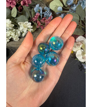 Mini Blue Aura Sphere, 2cm