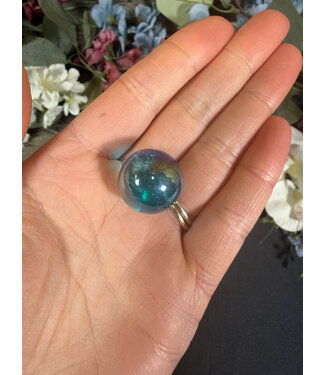 Mini Blue Aura Sphere, 1cm