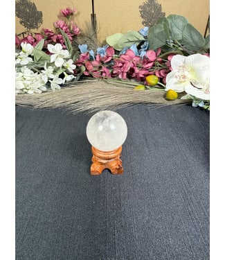 Clear Quartz Sphere #39, 35.7mm, 63.75gr