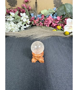 Clear Quartz Sphere #26, 30.9mm, 41.44gr