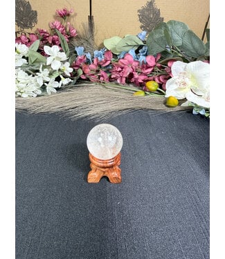 Clear Quartz Sphere #24, 30.6mm, 39.89gr