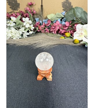 Clear Quartz Sphere #20, 34.2mm, 55.34gr