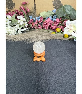 Clear Quartz Sphere #33, 30.2mm, 38.29gr