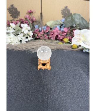 Clear Quartz Sphere #22, 33.6mm, 53.33gr