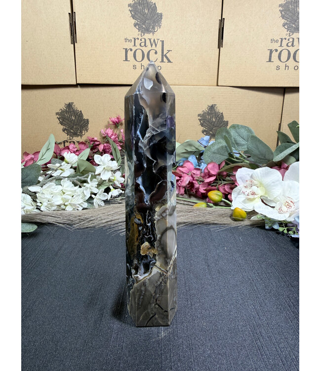 Fluorescent Agate Tower #24, 314gr