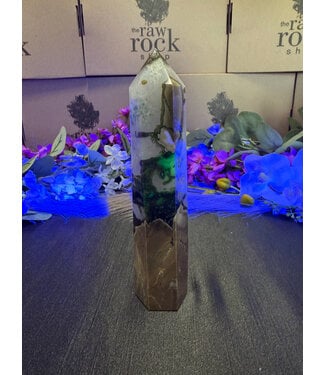 Fluorescent Agate Tower #25, 402gr