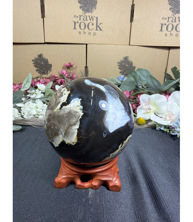 Fluorescent Agate Sphere #42, 110.3mm, 1782gr