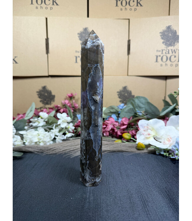 Fluorescent Agate Tower #46, 312gr