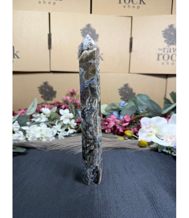 Fluorescent Agate Tower #45, 272gr