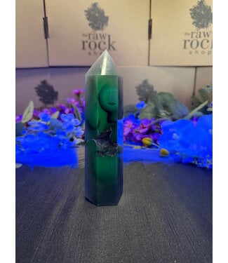 Fluorescent Agate Tower #32, 468gr