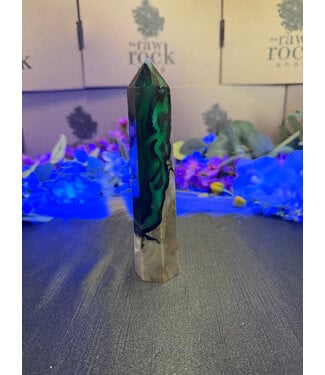 Fluorescent Agate Tower #28, 294gr