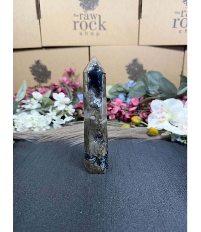 Fluorescent Agate Tower #7, 194gr