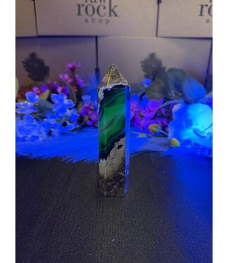 Fluorescent Agate Tower #4, 186gr