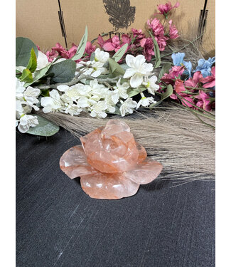 Fire Quartz Rose #1, 228gr