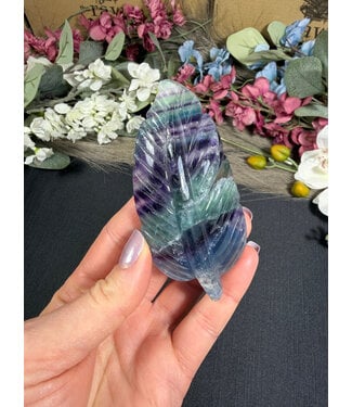 Fluorite Feather #16, 98gr