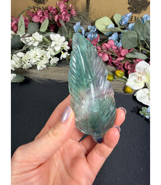 Fluorite Feather #18, 86gr