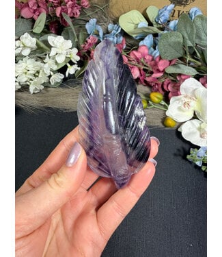 Fluorite Feather #23, 94gr